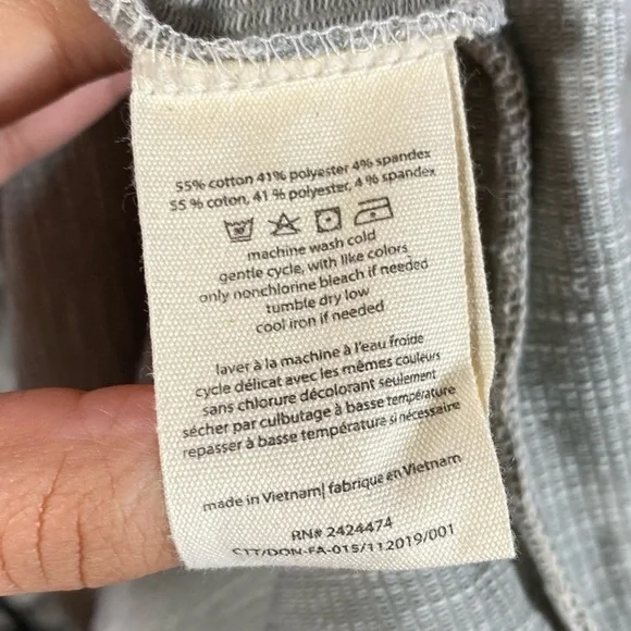 NWT Donni ribbed grey open front cardigan - one size - Picture 2 of 7